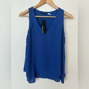 Alice Collection Royal Blue Layered Chiffon Tank – Size M (NWT)